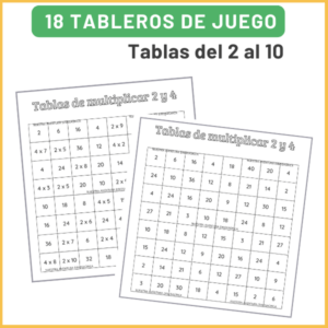 Aprender Tablas de multiplicar