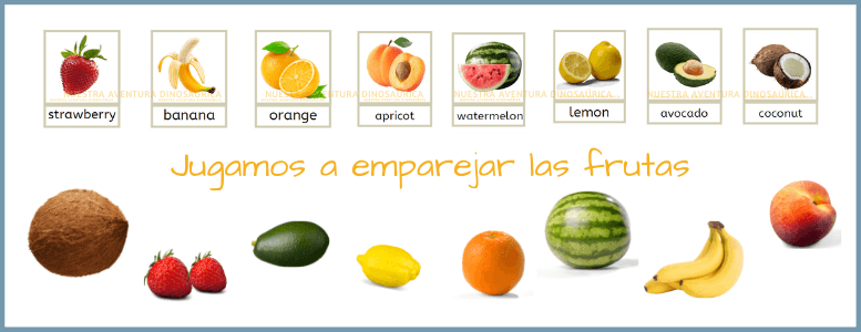 frutas en inglés